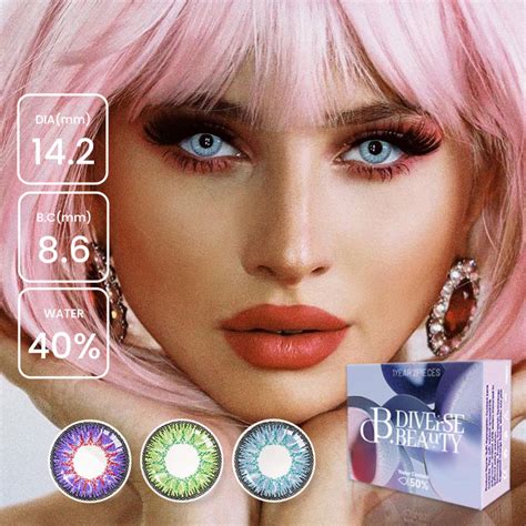 Wholesale Free Shipping Contact Lens Wholesale Color Contacts Halloween Crazy Cosplay Circle