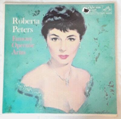 Roberta Peters Famous Operatic Arias Rca Victor Vinyl Lp