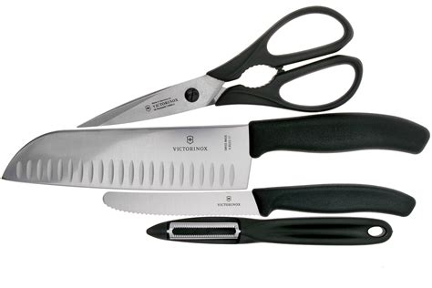 Victorinox Swissclassic G Piece Kitchen Knife Set Black