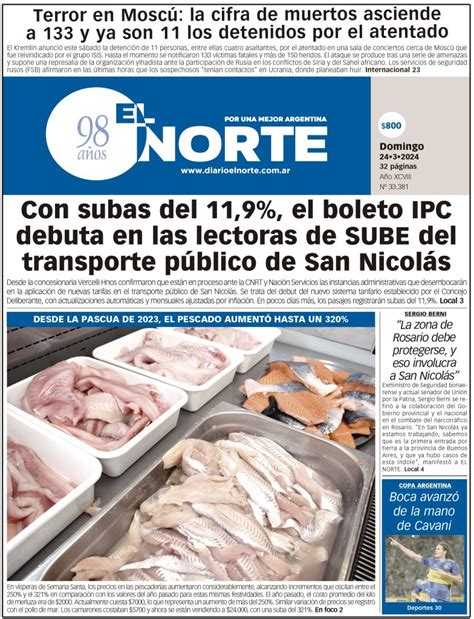 Diario EL NORTE edición digital domingo 24 de marzo de 2024 Diario