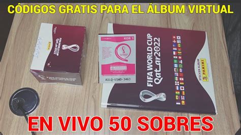 ABRIENDO 50 SOBRES para el ÁLBUM PANINI del MUNDIAL de QATAR 2022 YouTube