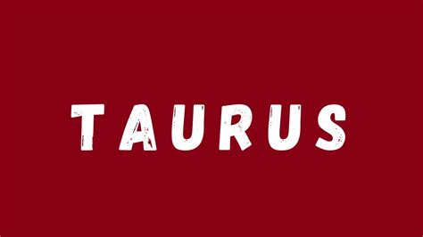 Taurus Tarot Love Reading Be Careful Taurus Slowly Please Youtube