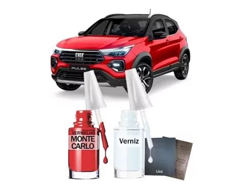 Tinta Tira Risco Fiat Pulse Vermelho Monte Carlo MercadoLivre