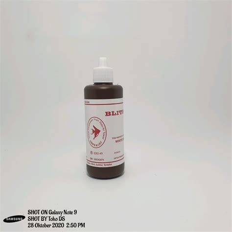 Jual Blitz Icht 100ml Obat Biru Ikan Hias Methylene Blue Ikan Cupang