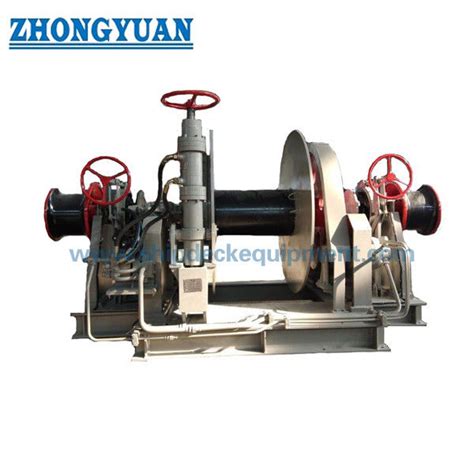 Double Gypsy Single Drum Electric Hydraulic Windlass Mooring Winch Ship