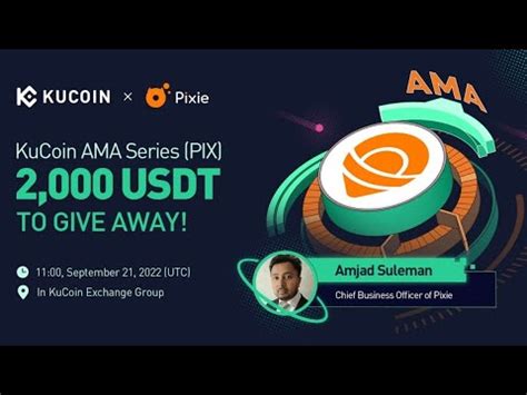 Join The Kucoin Ama With Pixie Pix Usdt To Give Away Pixie