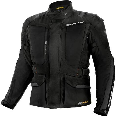 Shima Hero Black Riding Jacket | Custom Elements