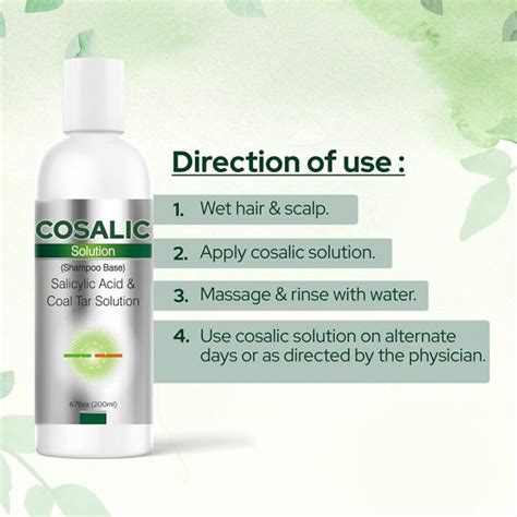 Cosalic Coal Tar And Salicylic Acid Solution With Salicylic Acid For