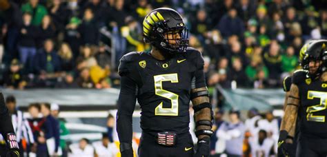 Oregon Ducks Football Defensive End Kayvon Thibodeaux Drafted Fifth ...