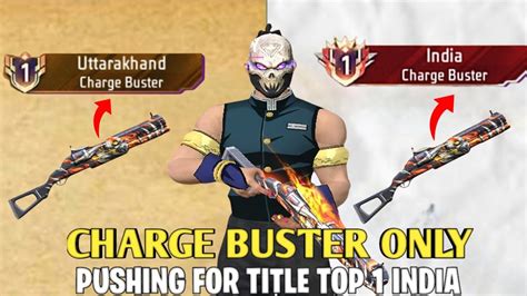 Pushing Top In Charge Buster Free Fire Solo Rank Pushing With Tips