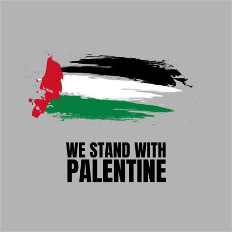 We Stand With Palestine Poster Design Vector Pray For Palestine Save