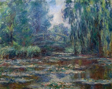 720P Descarga Gratis Claude Monet Puente Sobre El Estanque De