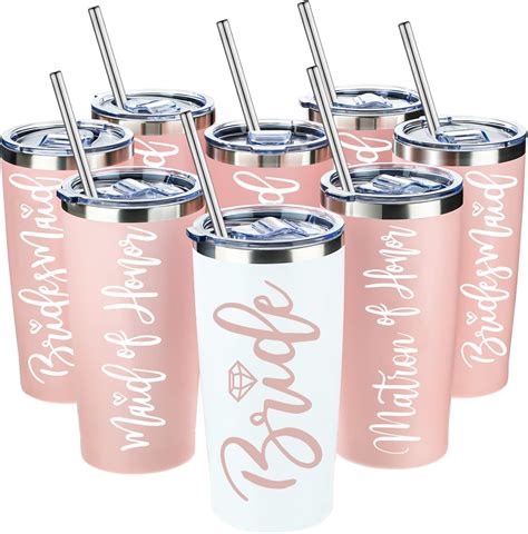 Amazon Tanlade Pcs Bridesmaid Proposal Gifts Oz Glass Cups