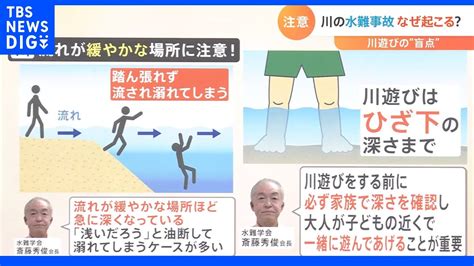 溺れた時「手をあげる」はng川の水難事故この夏“警報級”の多さ 「服を着たまま」溺れたら？ 救助の際の注意点とは｜tbs News Dig Youtube