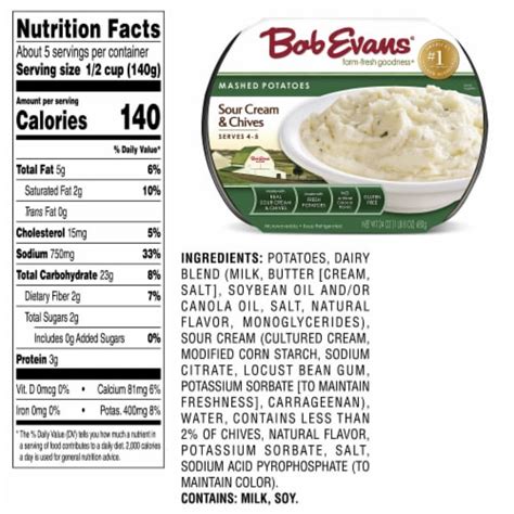 Bob Evans Sour Cream And Chives Mashed Potatoes 24 Oz Pick ‘n Save