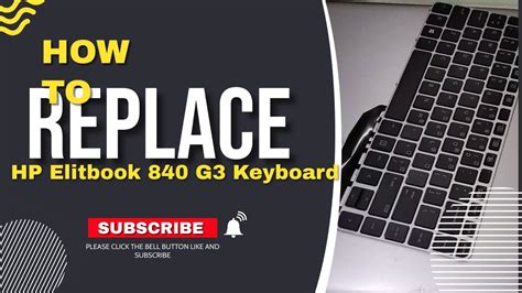 How To Replace Keyboard In HP EliteBook 840 G3 YouTube