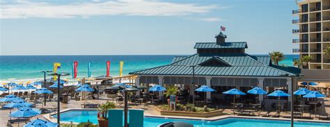 Destin Dining Barefoots Beachfront Bar And Grill Hilton Sandestin