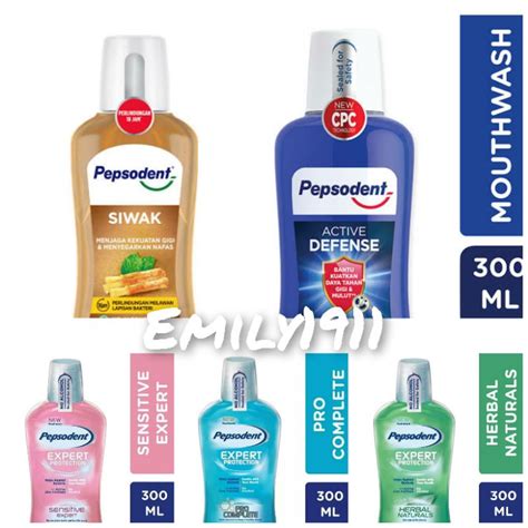 Jual Pepsodent Expert Mouthwash Obat Kumur Ml Ml Active