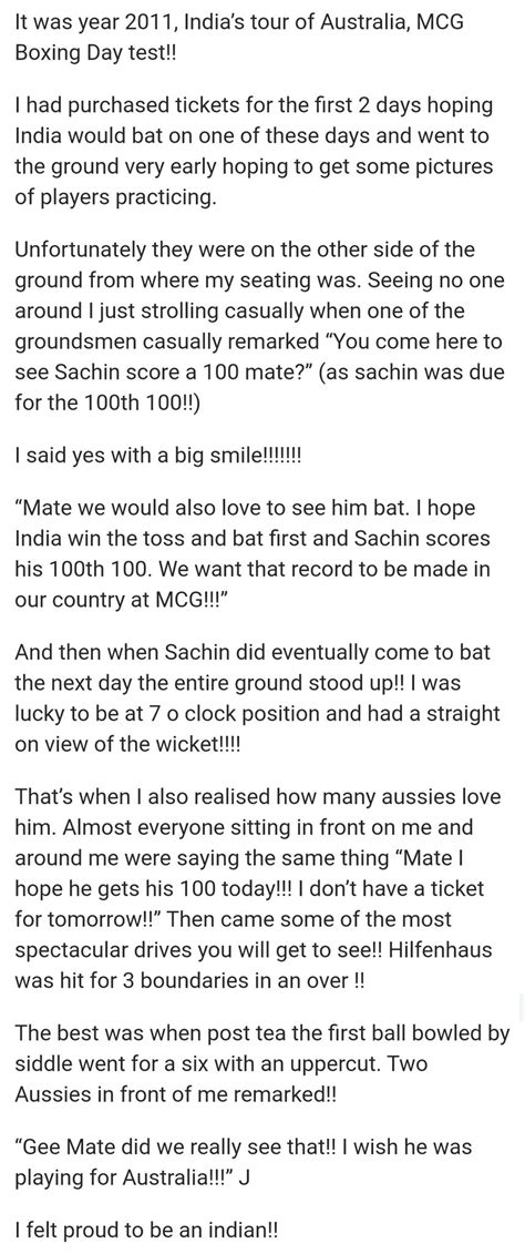 L E E ᴹᴵ on Twitter Fav passtime Reading stories abt Sachin in