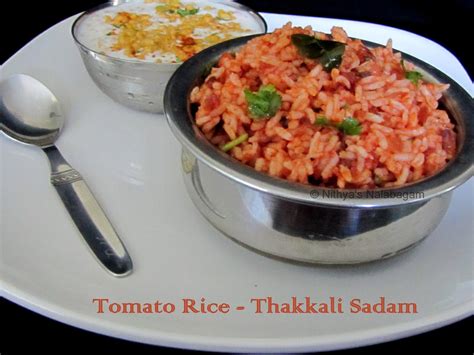 Thakkali Sadam Tomato Rice Nithyas Nalabagam