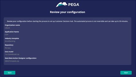 Running Pega Customer Decision Hub Setup Wizard Pega Academy