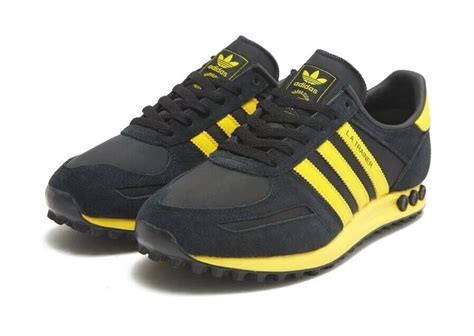 Adidas Black With Yellow Stripes Discount | bellvalefarms.com