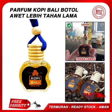 Jual Pengharum Mobil Pewangi Mobil Aroma Kopi Bali Botol Apel Gantung