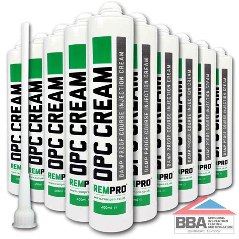 Rempro X Bba Damp Proofing Course Cream Dpc Wall Injection Treatment