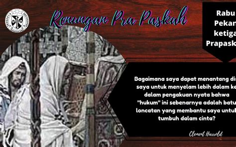 Renungan Harian Ke Hari Rabu Pekan Ketiga Prapaskah Maret