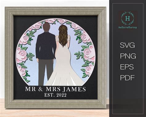 167 Download Wedding Shadow Box Svg Free Free Shadow Box Svg Png Eps