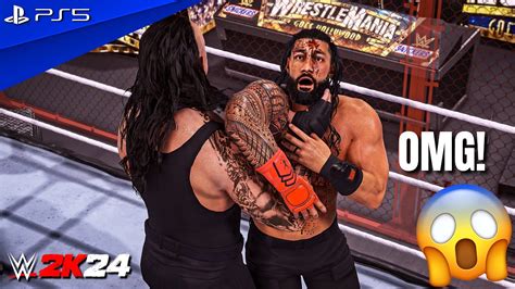 Wwe K The Undertaker Vs Roman Reigns Hell In A Cell Match At