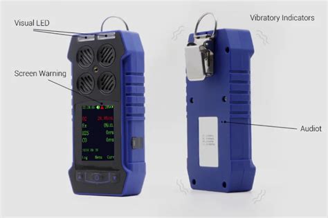 Detector De Gas Analyzer Atex Certified Portable Multi Gas Detector For