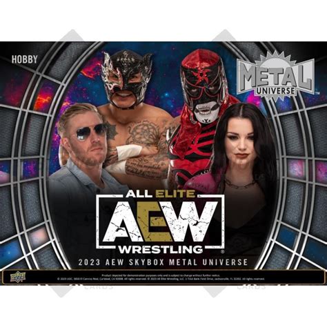 2023 Upper Deck AEW Skybox Metal Universe Hobby 16 Box Case