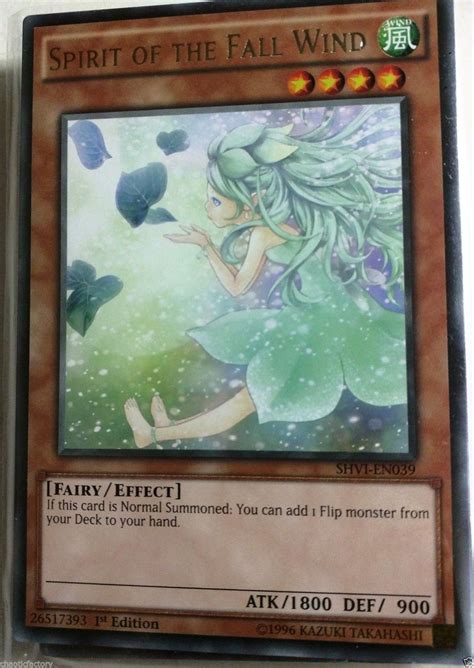 Yu Gi Oh Spirit Of The Fall Wind Shvi En039 Rare