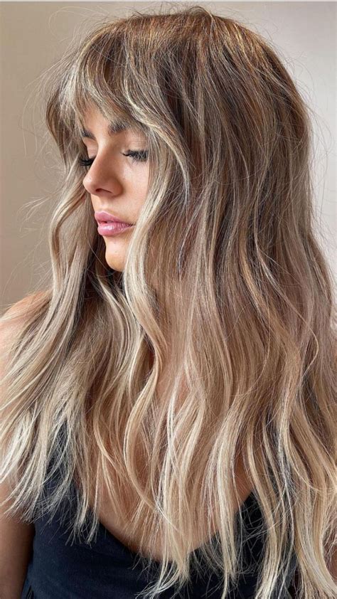 19 Flattering Long Hair Curtain Bangs Hairstyle To Wear 2021 Long