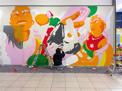 Mall mural on Behance