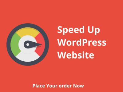 Wordpress Website Speed Optimization Upwork