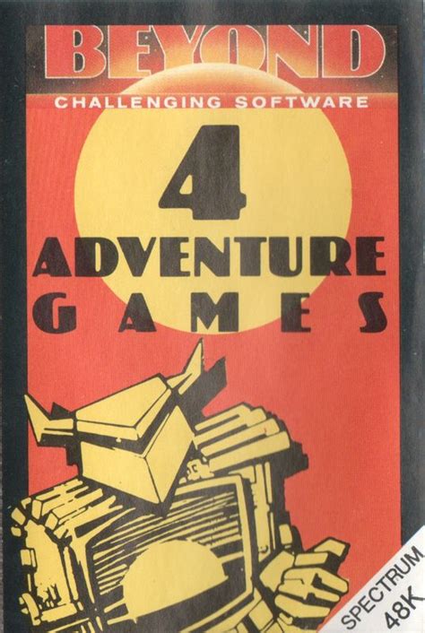 4 Adventure Games 1985 ZX Spectrum Box Cover Art MobyGames