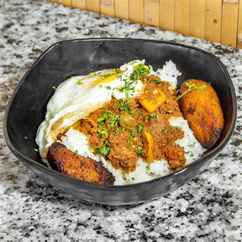 Picadillo Rice Bowl Rafiki Tiki Restaurant Riviera Beach Fl