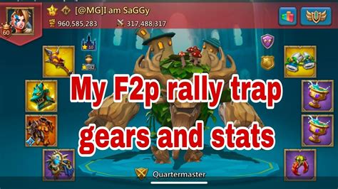 My F2p Rally Trap Gears And Stats Lordsmobile Gameplay Rallytrap