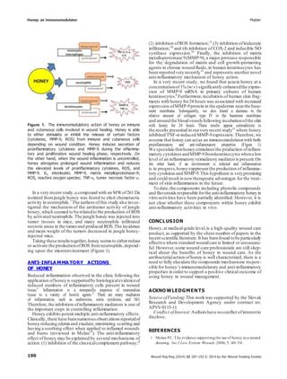 honey as-immunomodulator in wound healing | PDF