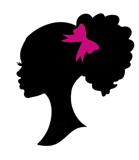 Black Doll Curly Afro Svg Transparent Digital File Of Afro Babe Png