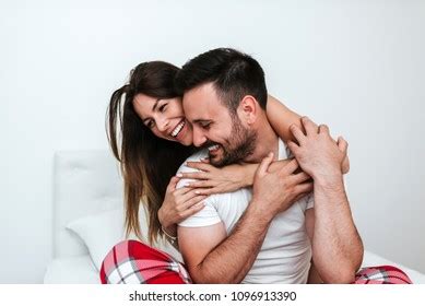 Happy Gay Couple Embraced Joking Having Stock Photo Edit Now