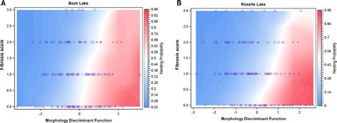 Sexual Selection On Fibrosis And Morphology Heat Maps Show Male Download Scientific Diagram