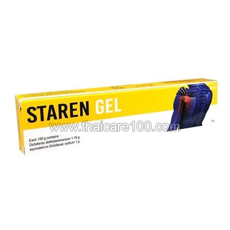 Обезболивающий гель для суставов и мышц Staren Gel купить по цене 420 р.