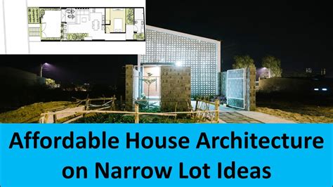 Affordable House Architecture On Narrow Lot Ideas Youtube