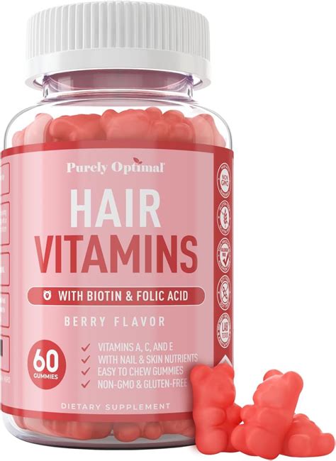 Amazon Weem Hair Skin And Nails Gummies Supports Healthy Hair