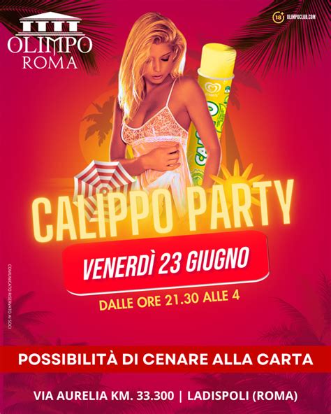 CALIPPO PARTY Olimpo Club Privé Roma Scambio Coppie Swingers Club