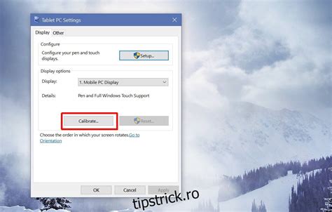 Cum S Calibra I Ecranul Tactil Pe Windows Tipstrick Ro