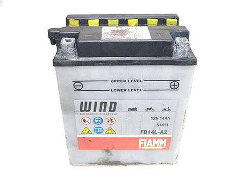 BATTERIA PER MOTO FIAMM WIND FB14L A2 12V 14AH 51411 BATTERY